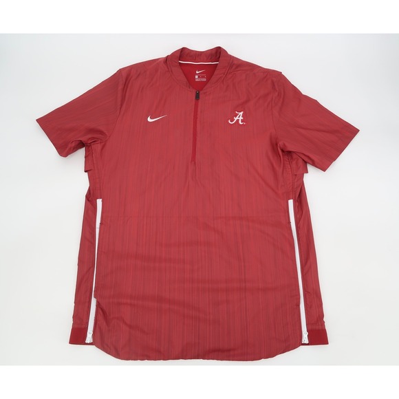 Nike Alabama Crimson Tide Mens Medium Coach Cage Jacket Windbreaker Vented‎